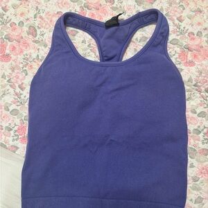 all in motion Lavender Ribbed Racerback Tank